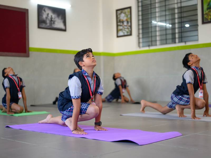 yoga class- mental and physical health